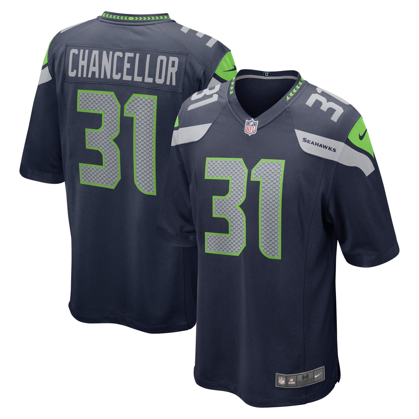 Kam Chancellor Seattle Seahawks Nike Retired Player Game Jersey - College Navy