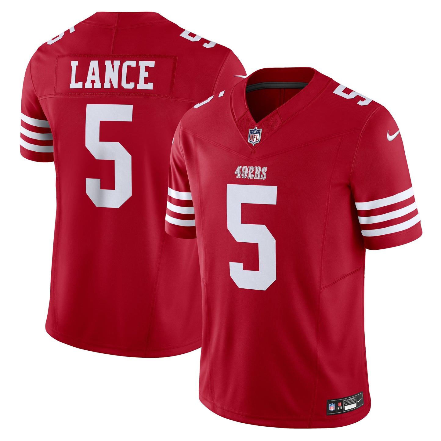 Trey Lance San Francisco 49ers Nike Vapor F.U.S.E. Limited Jersey - Scarlet