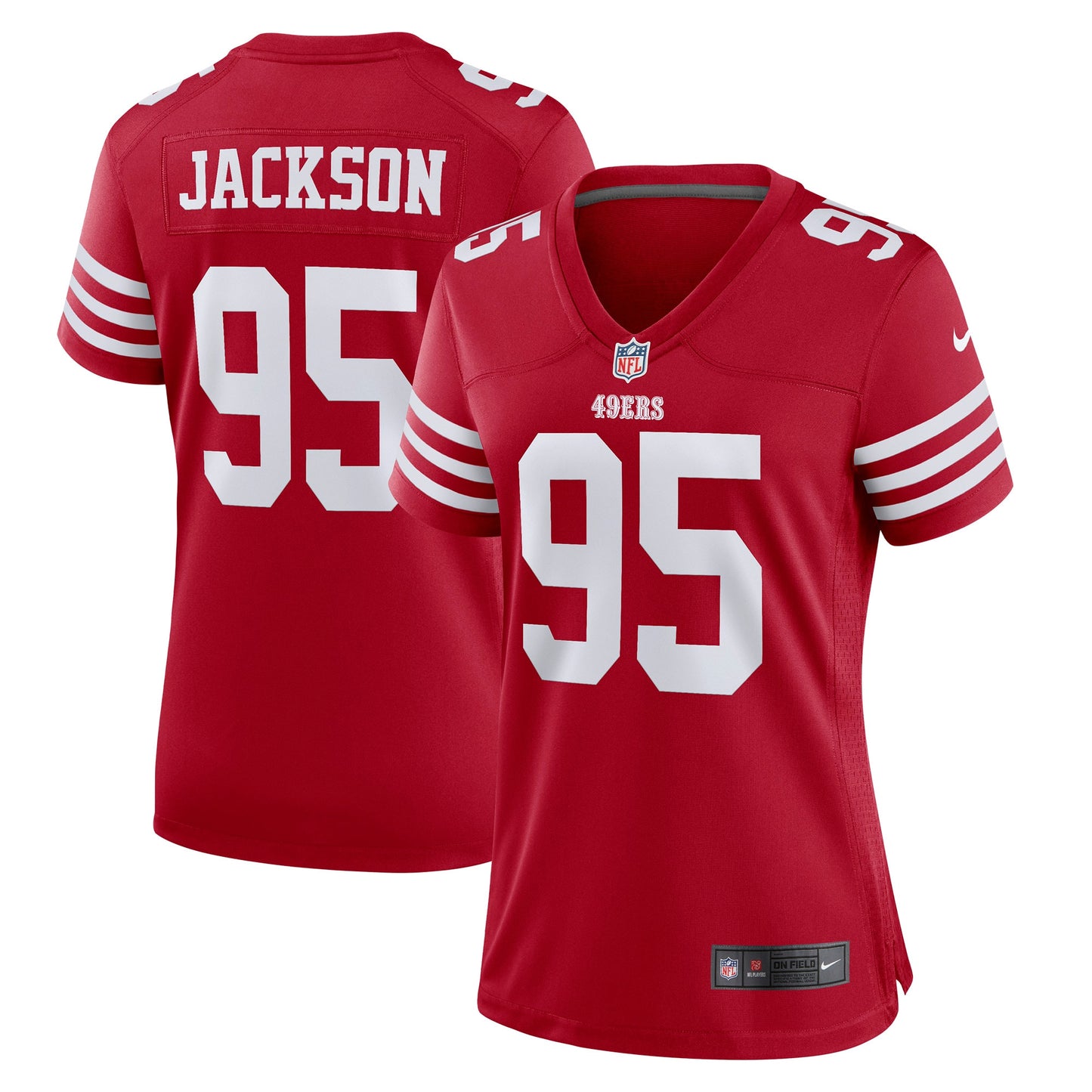 Drake Jackson San Francisco 49ers Nike Women's Game Player Jersey - Scarlet