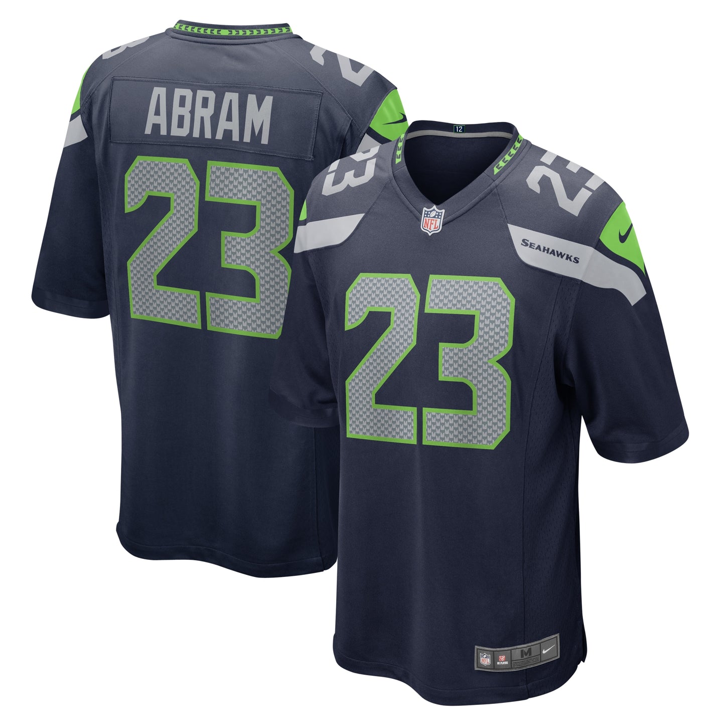 Johnathan Abram Seattle Seahawks Nike Home Game Player Jersey - College Navy