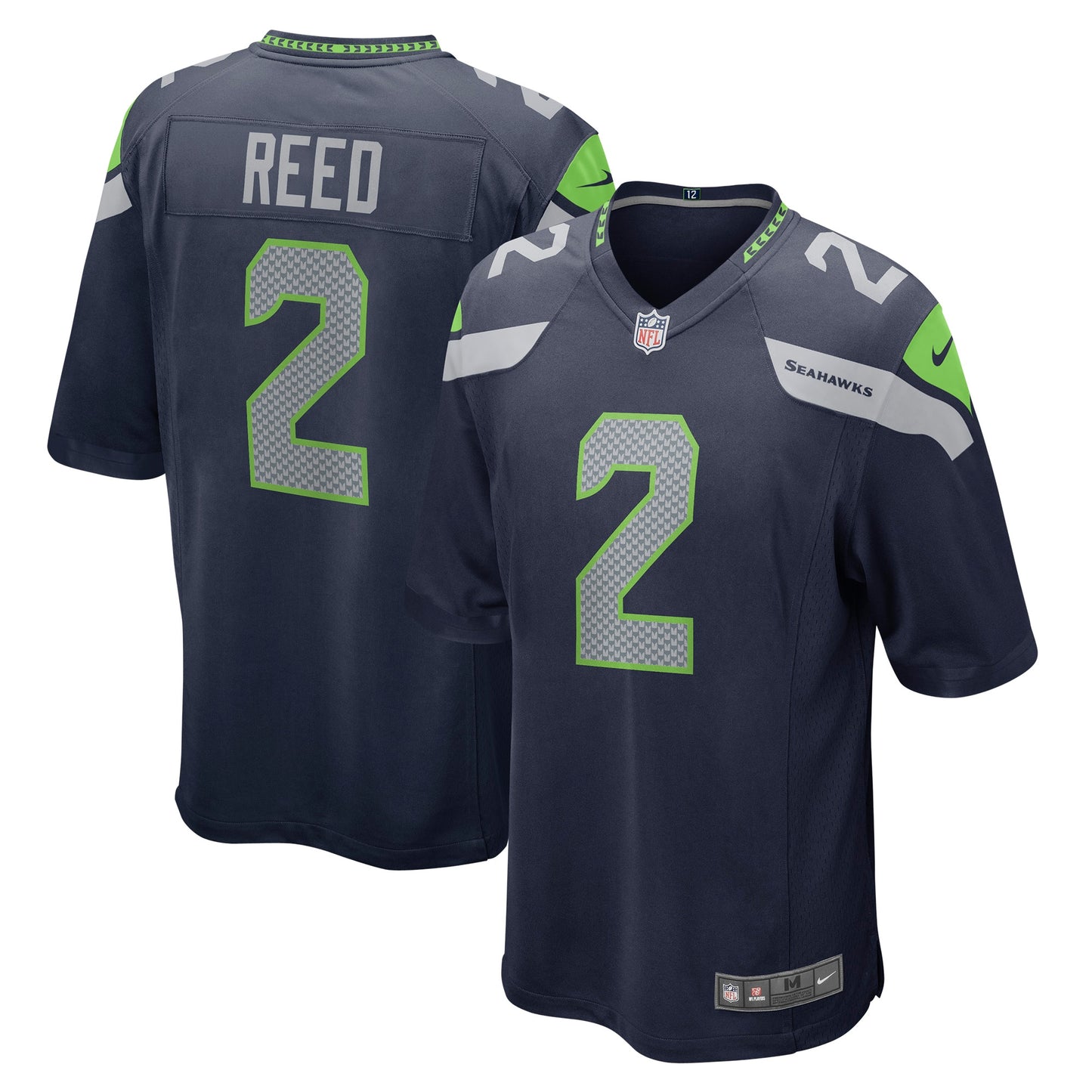 D.J. Reed Seattle Seahawks Nike Player Game Jersey - College Navy