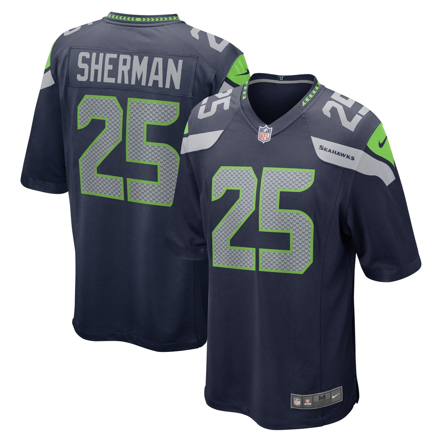 Richard Sherman Seattle Seahawks Nike Retired Game Jersey - College Navy