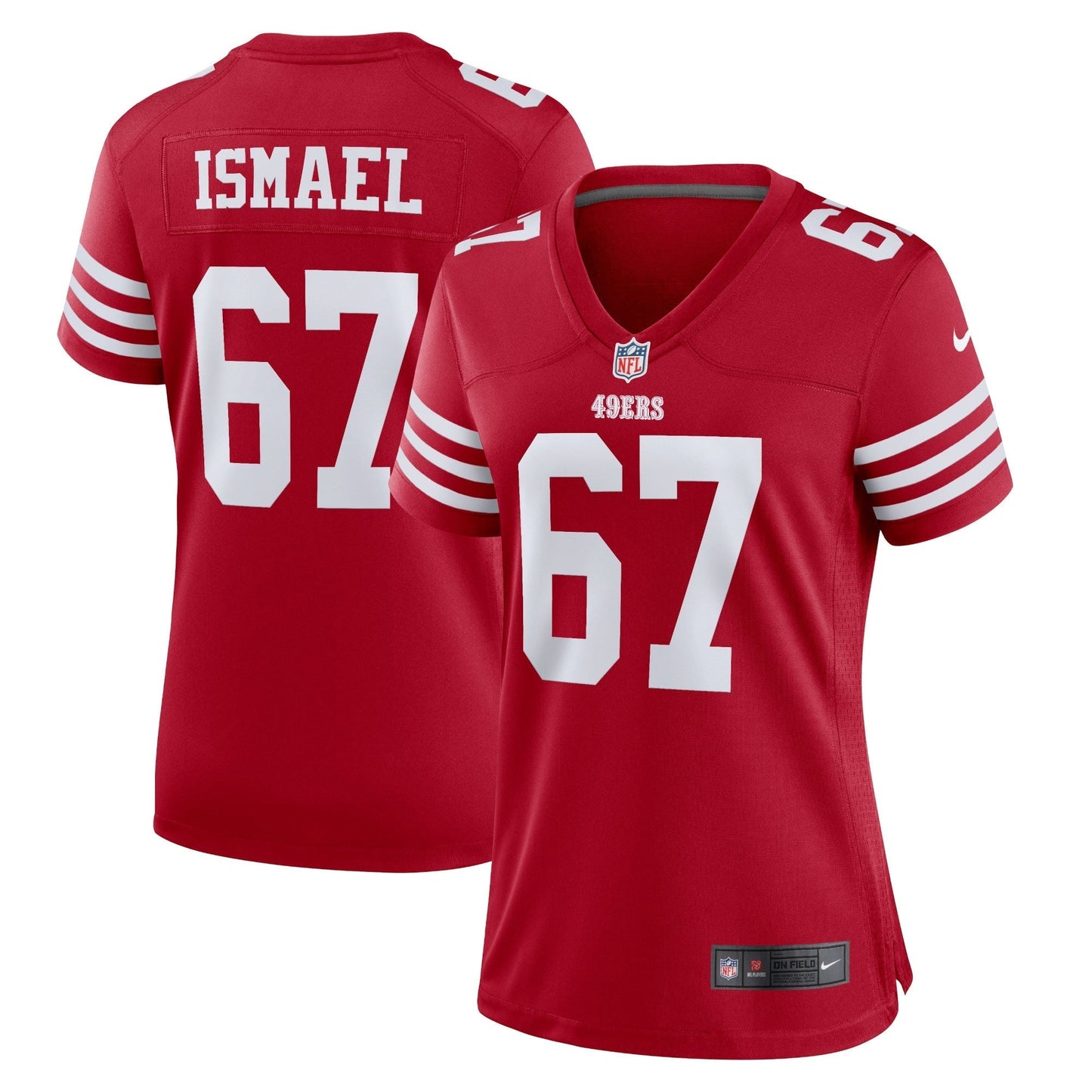 Women's Nike Keith Ismael Scarlet San Francisco 49ers Home Game Player Jersey