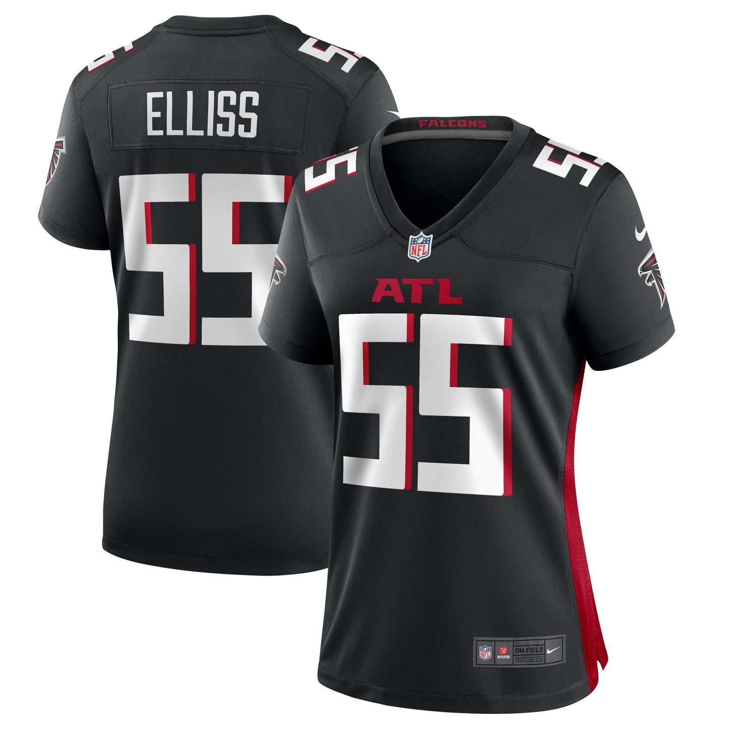Kaden Elliss Atlanta Falcons Nike Women's Game Player Jersey - Black