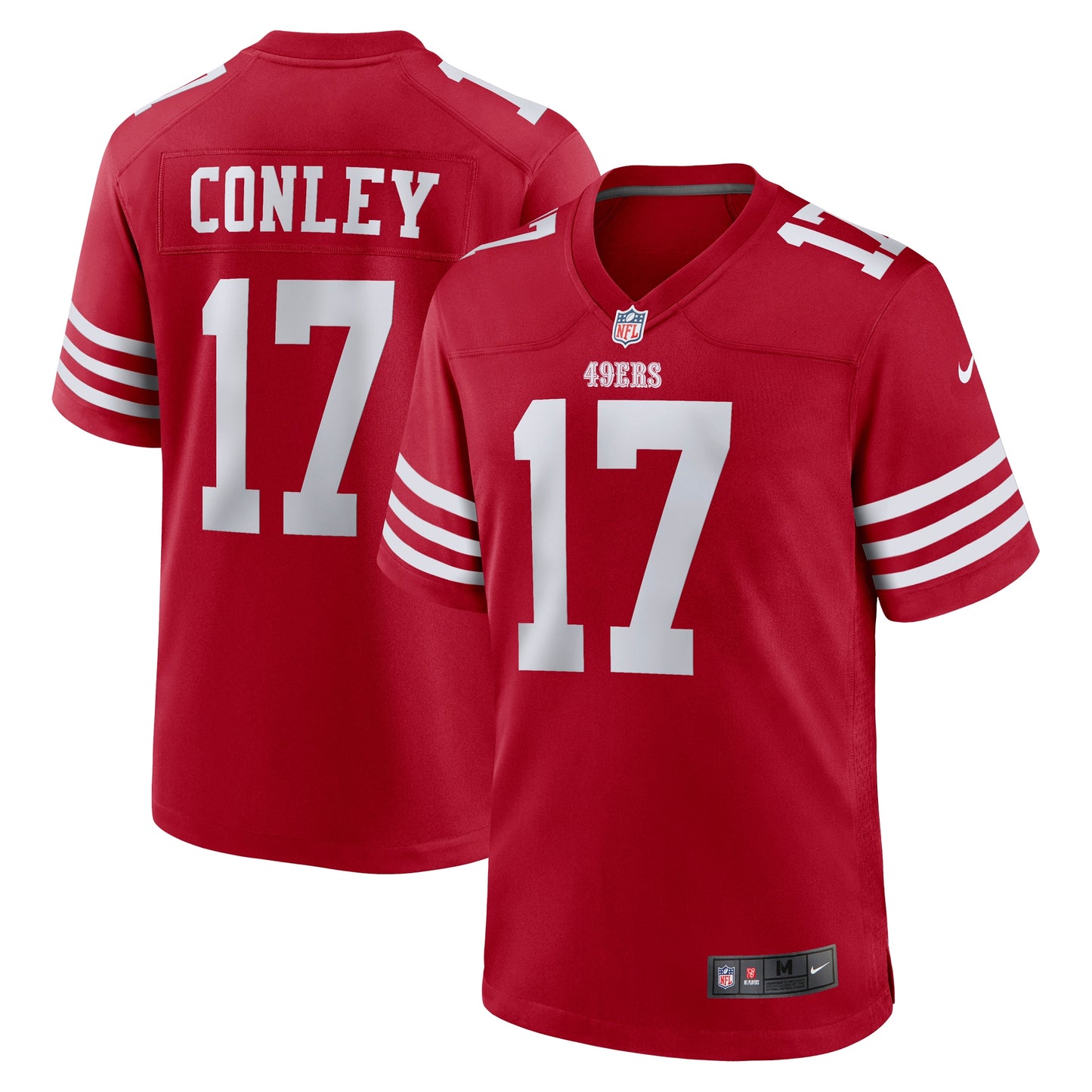Chris Conley San Francisco 49ers Nike Men's Game Jersey - Scarlet