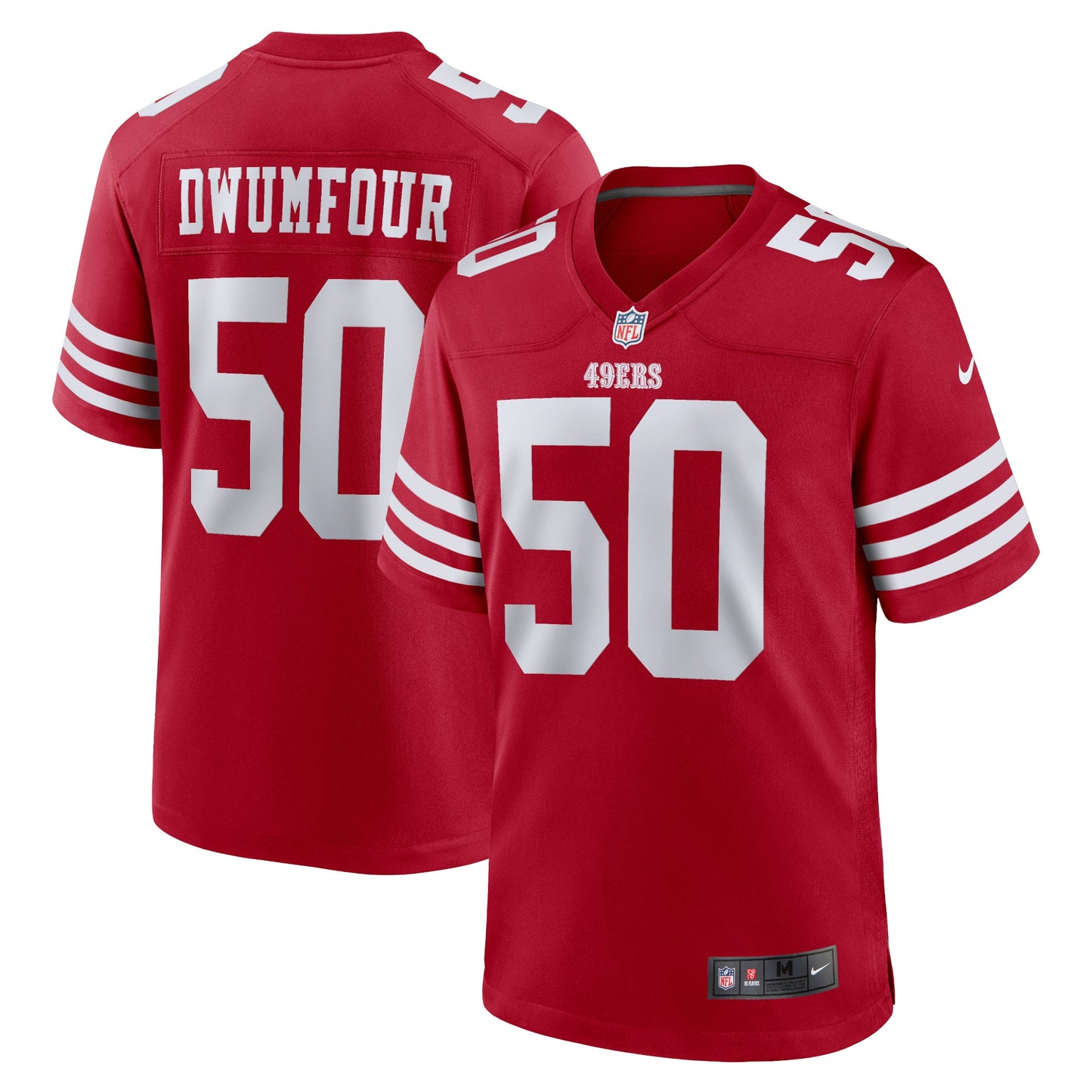Michael Dwumfour San Francisco 49ers Nike Home Game Player Jersey - Scarlet