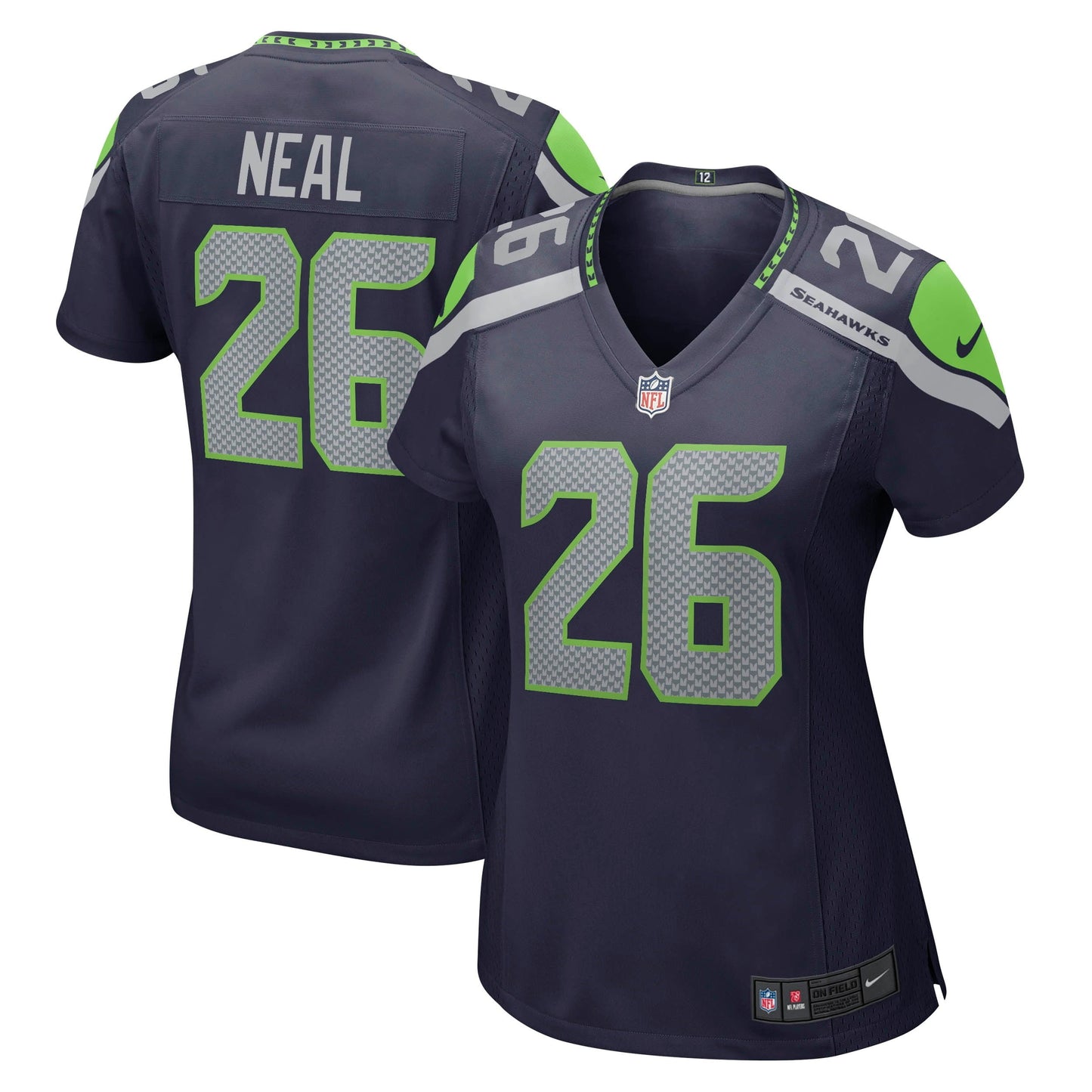 Women's Nike Ryan Neal College Navy Seattle Seahawks Player Game Jersey