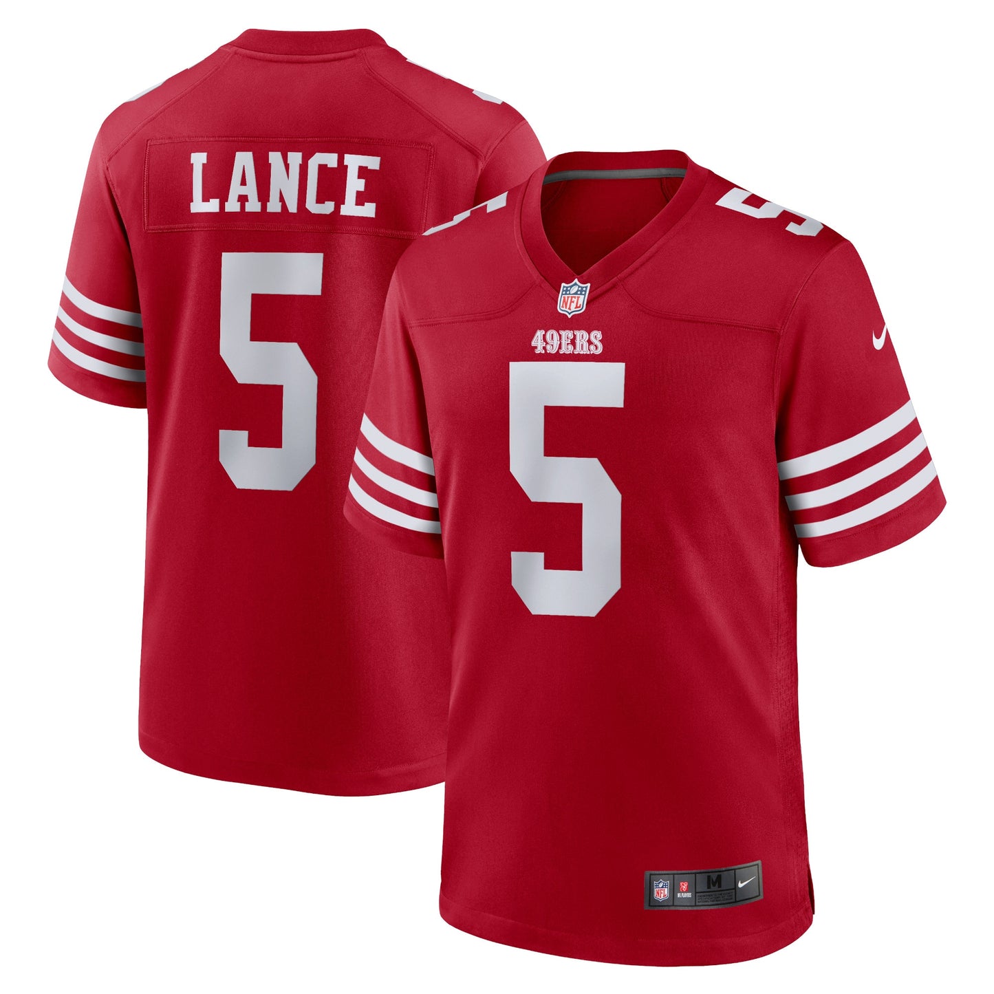 Trey Lance San Francisco 49ers Nike Game Player Jersey - Scarlet