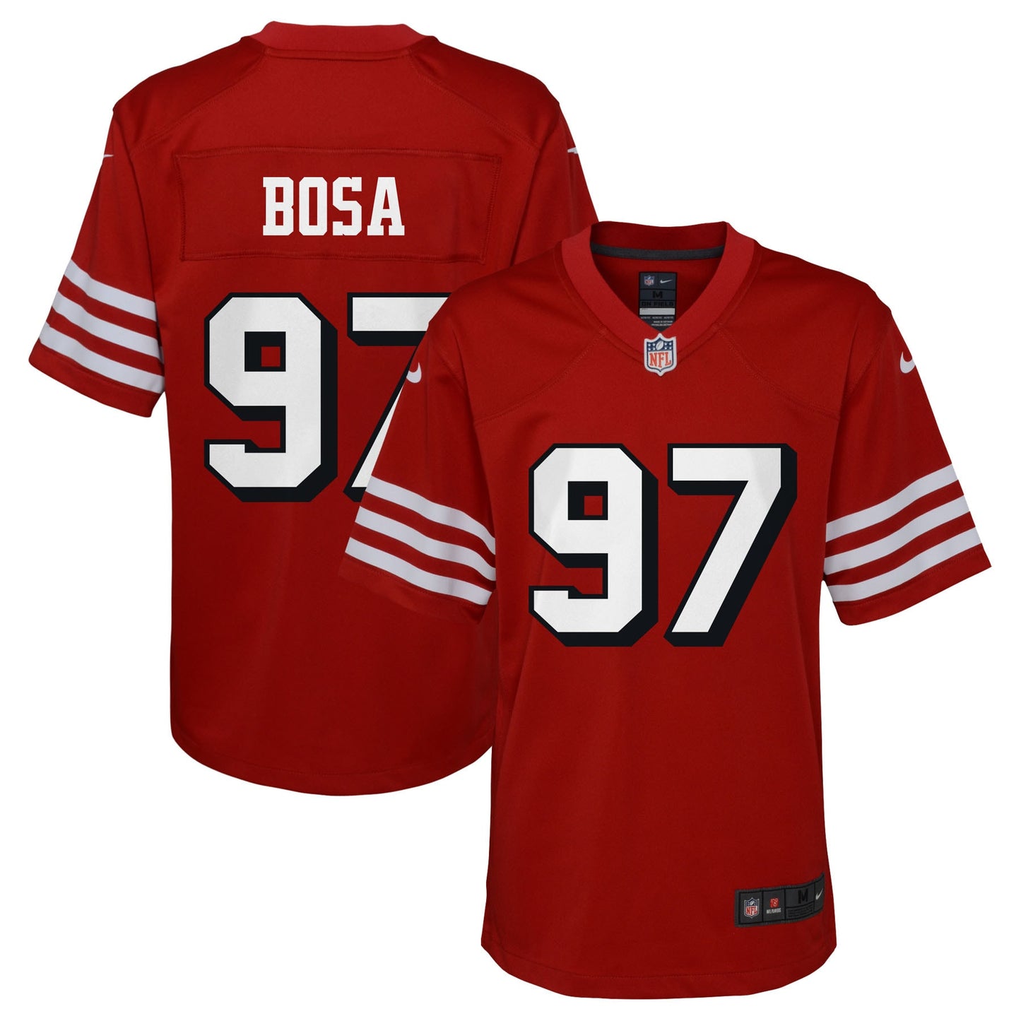Nick Bosa San Francisco 49ers Nike Youth Game Jersey - Scarlet