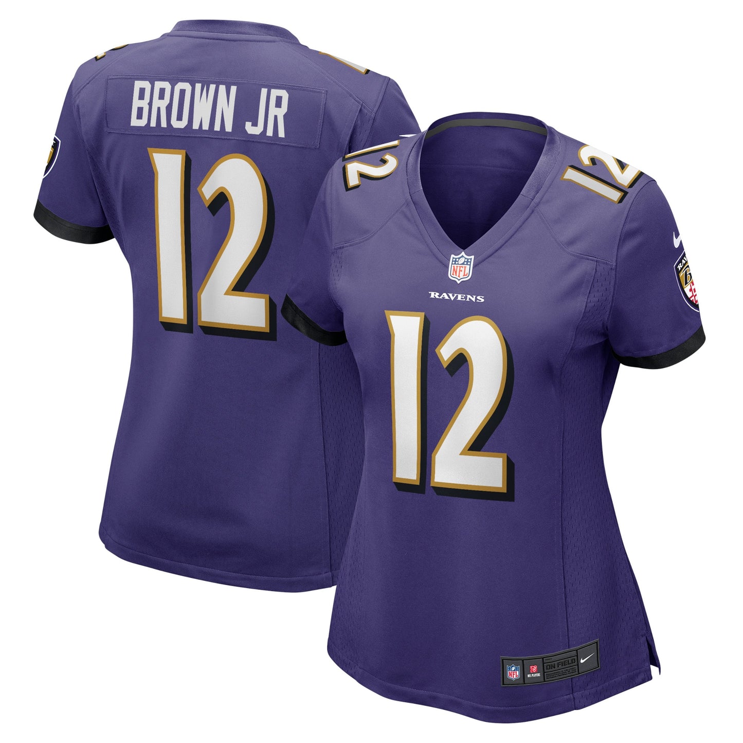Anthony Brown Baltimore Ravens Nike Women's Player Game Jersey - Purple