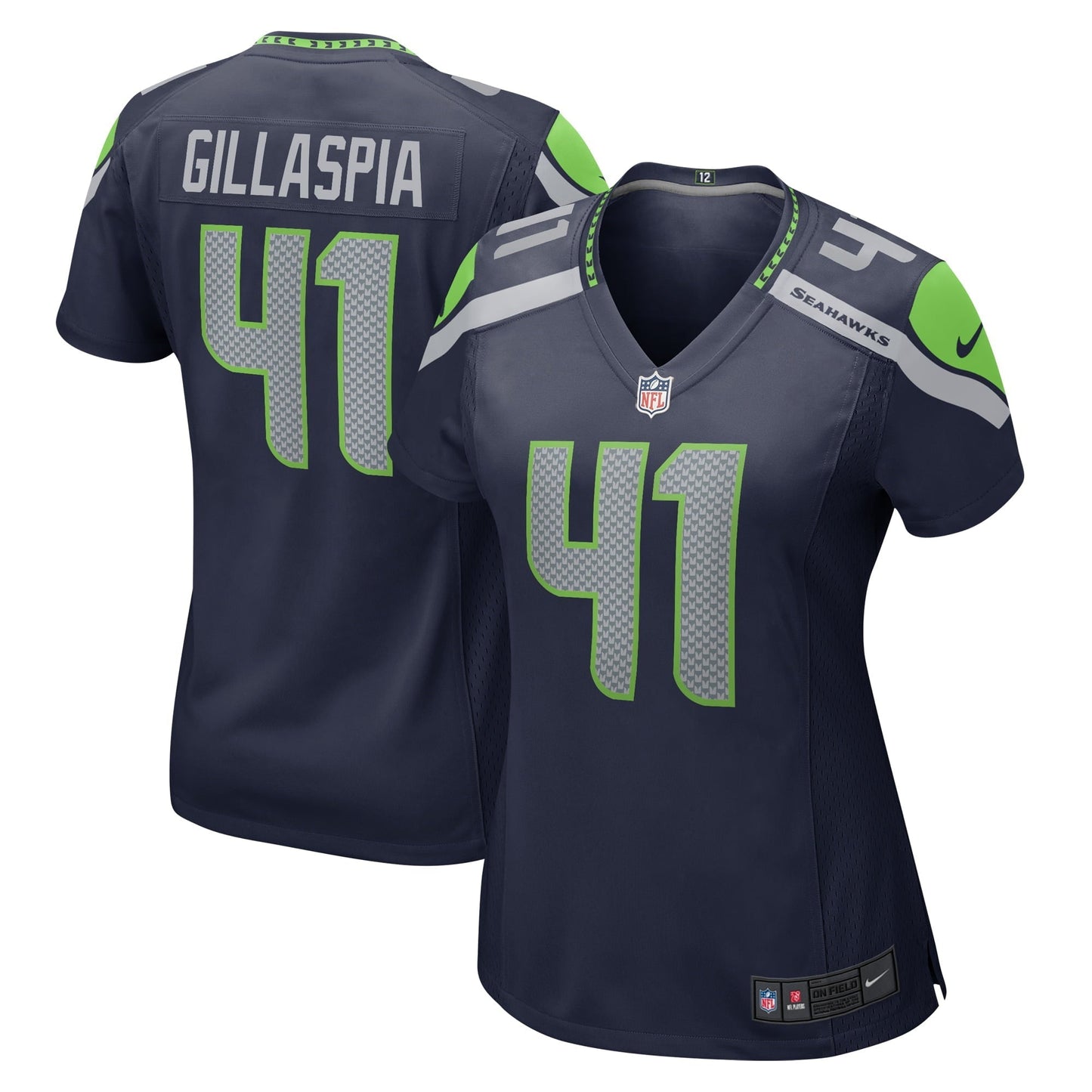 Women's Nike Cullen Gillaspia College Navy Seattle Seahawks Home Game Player Jersey