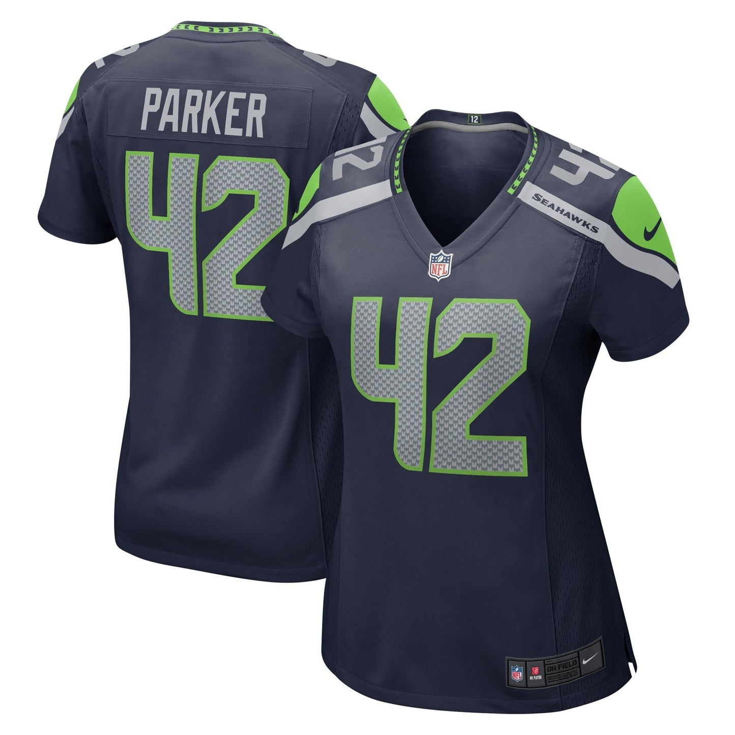 Women's Nike Steven Parker College Navy Seattle Seahawks Home Game Player Jersey