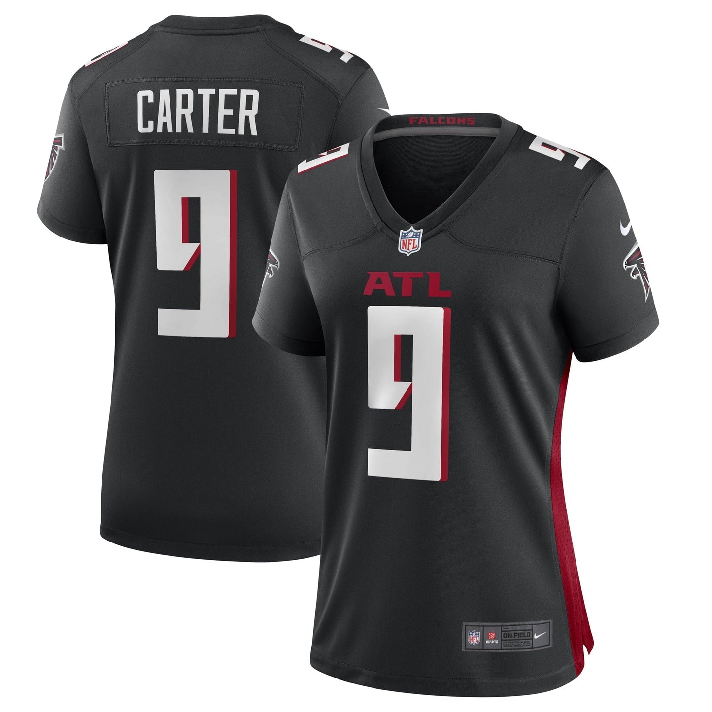 Women's Nike Lorenzo Carter Black Atlanta Falcons Game Player Jersey