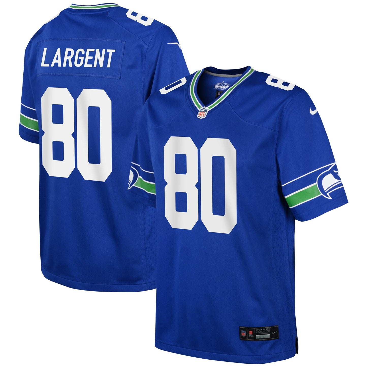 Steve Largent Seattle Seahawks Nike Youth Alternate Retired Player Game Jersey - Royal